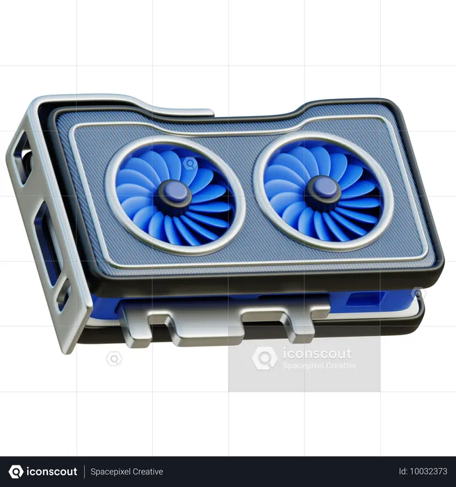 Tarjeta gpu  3D Icon