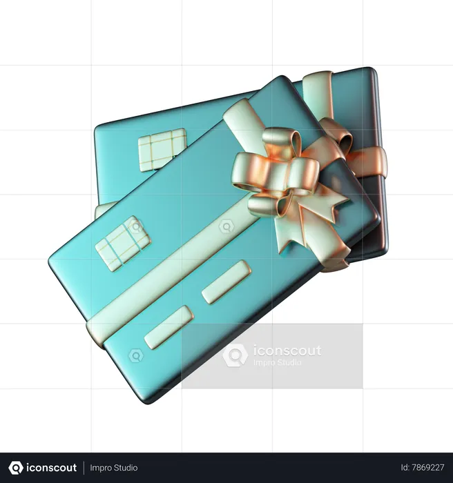 Tarjeta de regalo  3D Icon