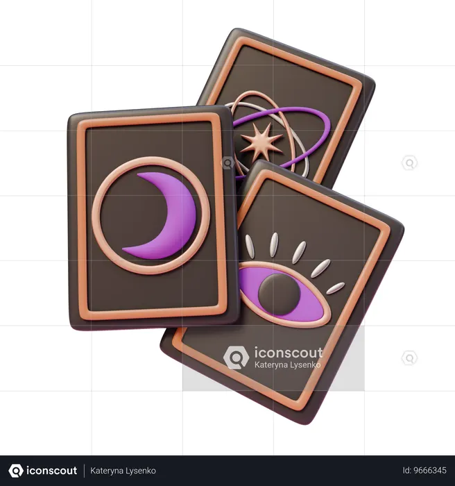 Tarot cards  3D Icon