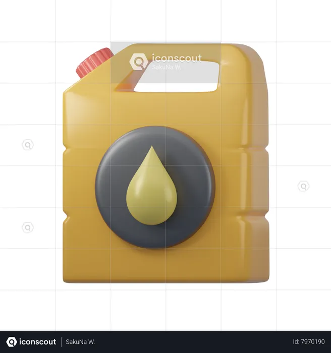 Tarro de gasolina  3D Icon