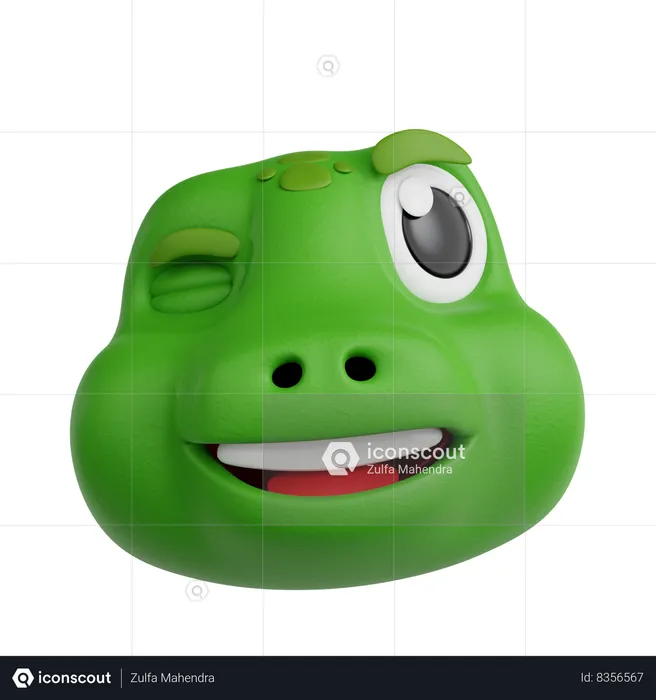 Tartaruga Emoji 3D Icon