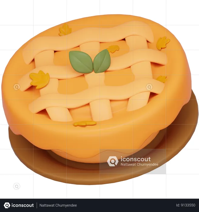 Gateau aux tartes  3D Icon