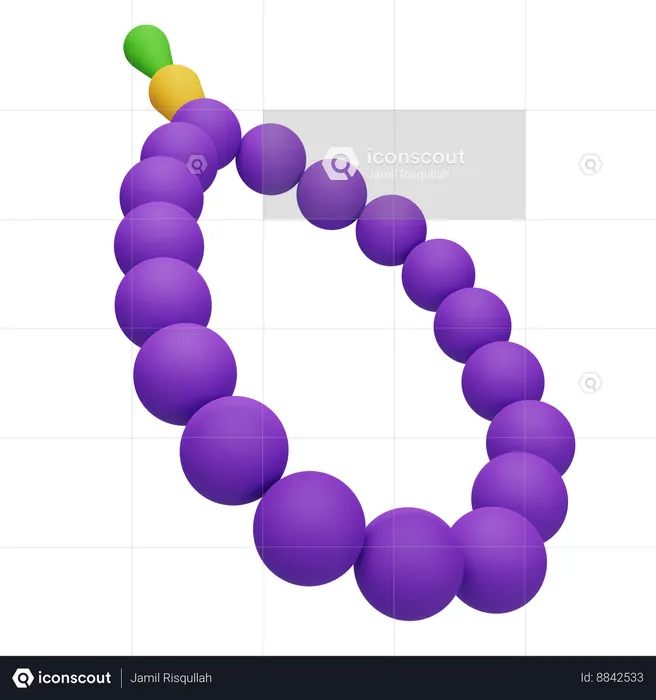 Tasbih  3D Icon