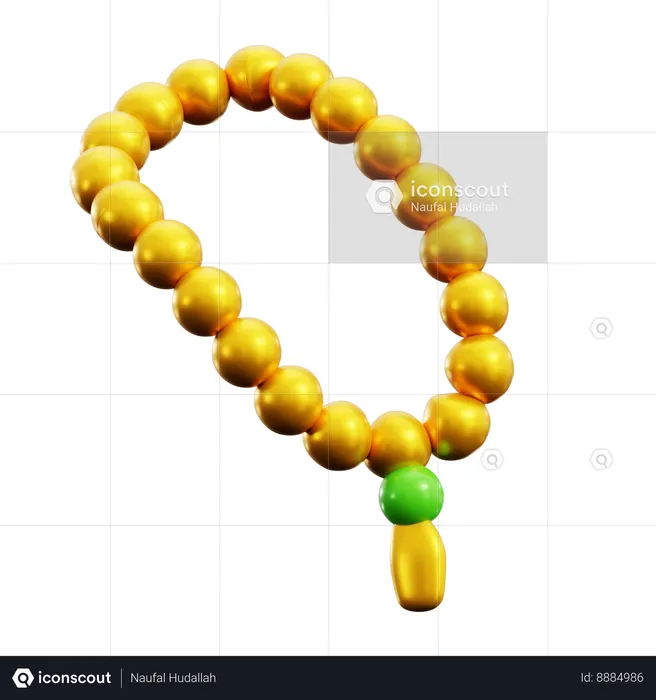 Tasbih Beads  3D Icon