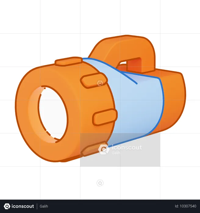 Taschenlampe  3D Icon