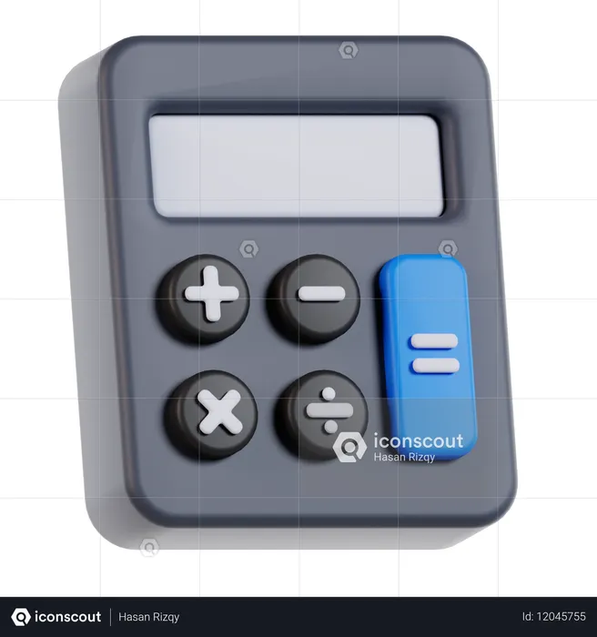 Taschenrechner  3D Icon
