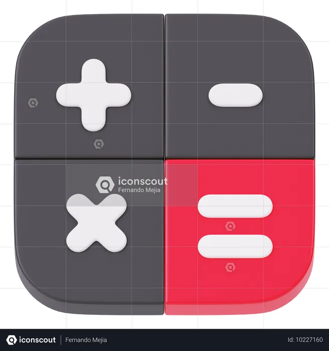 Taschenrechner-App  3D Icon