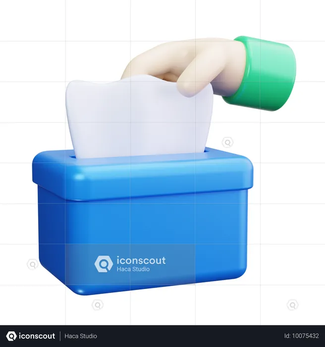 Taschentuchbox  3D Icon