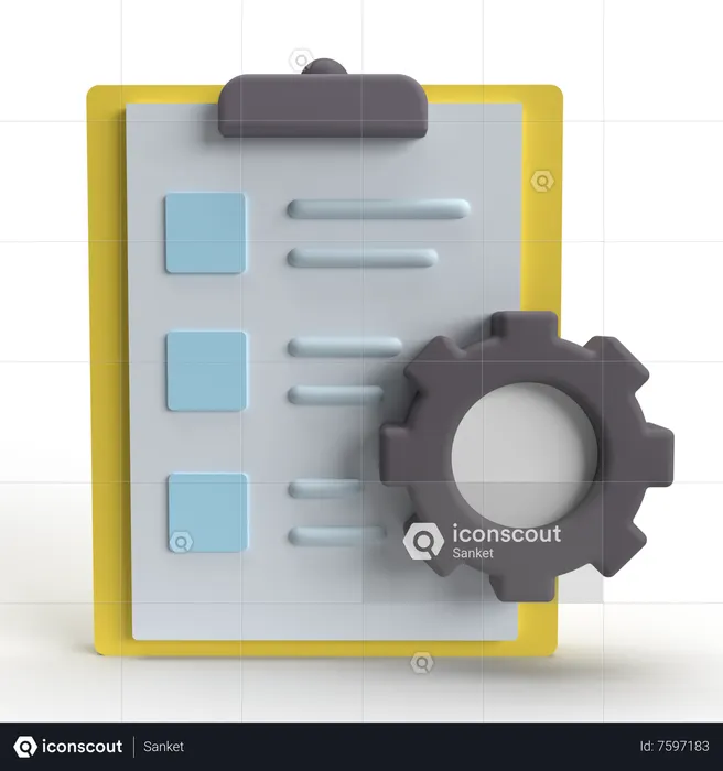 Task  3D Icon