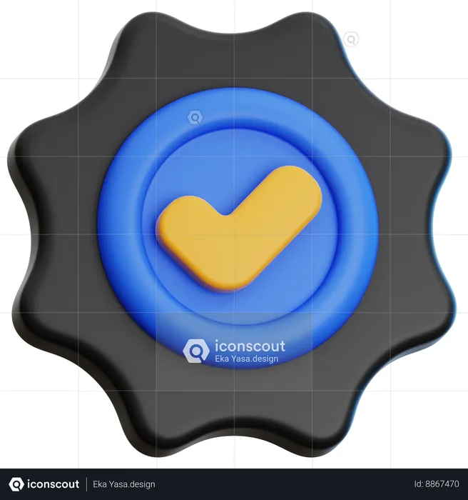 Task Approved  3D Icon