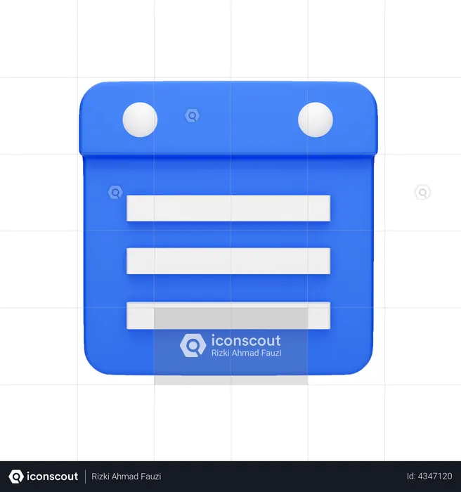 Task Book  3D Icon