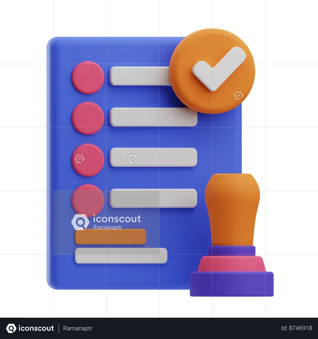 Task Clipboard  3D Icon