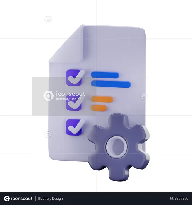 Task Management  3D Icon