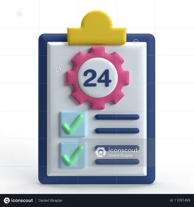 Task Management  3D Icon