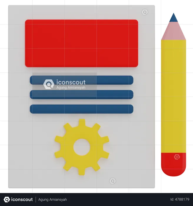 Task Management  3D Illustration