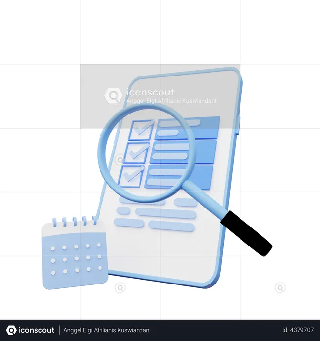 Task Management  3D Illustration