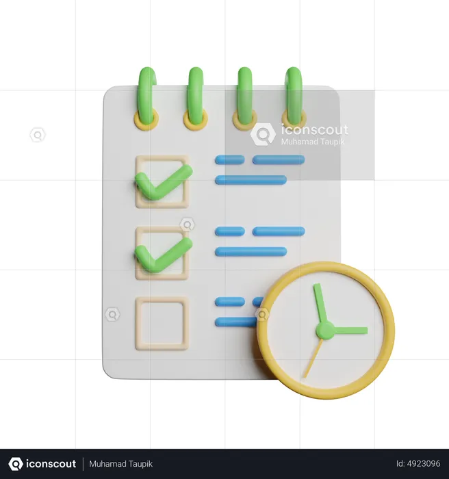 Task Management  3D Icon
