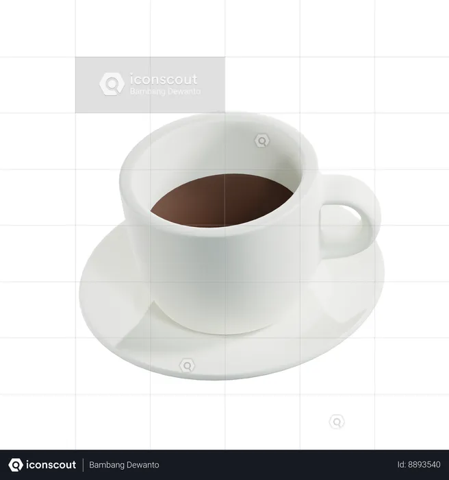 Tasse  3D Icon