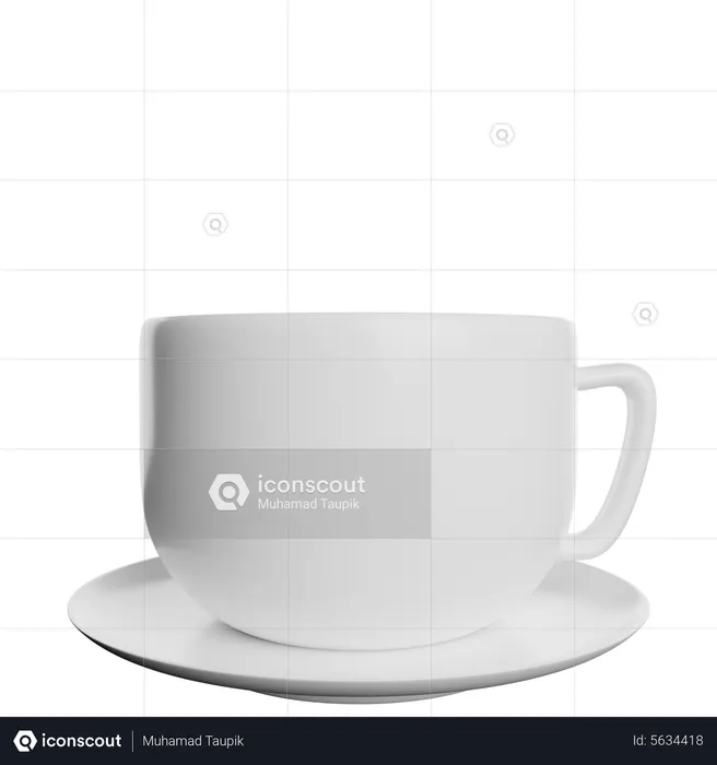 Tasse  3D Icon