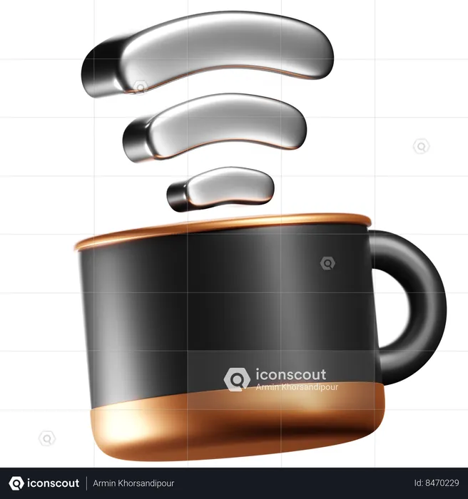 Tasse de café  3D Icon