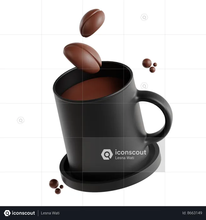 Tasse de café  3D Icon