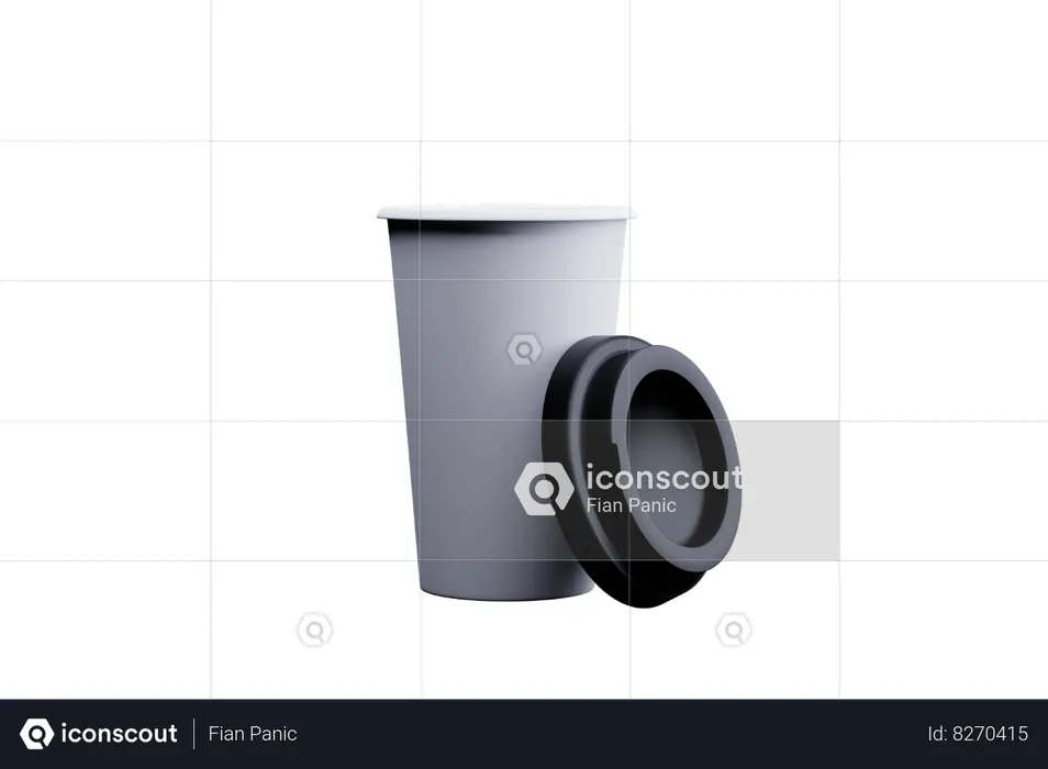 Tasse à emporter  3D Icon