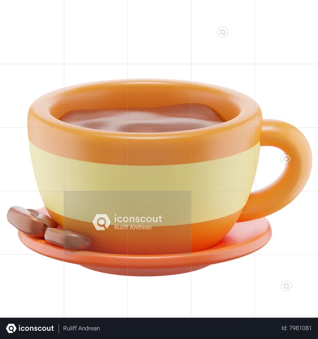 Tasse de café  3D Icon