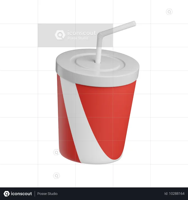 Tasse de soda  3D Icon