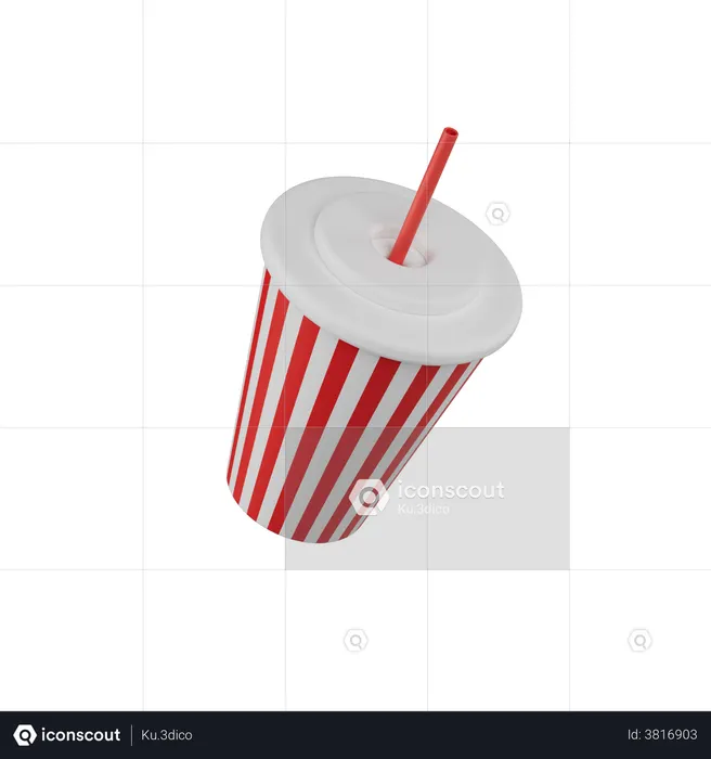 Tasse de soda  3D Icon