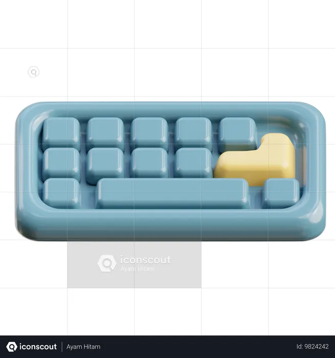 Tastatur  3D Icon