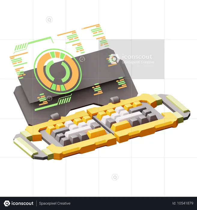 Tastatur  3D Icon