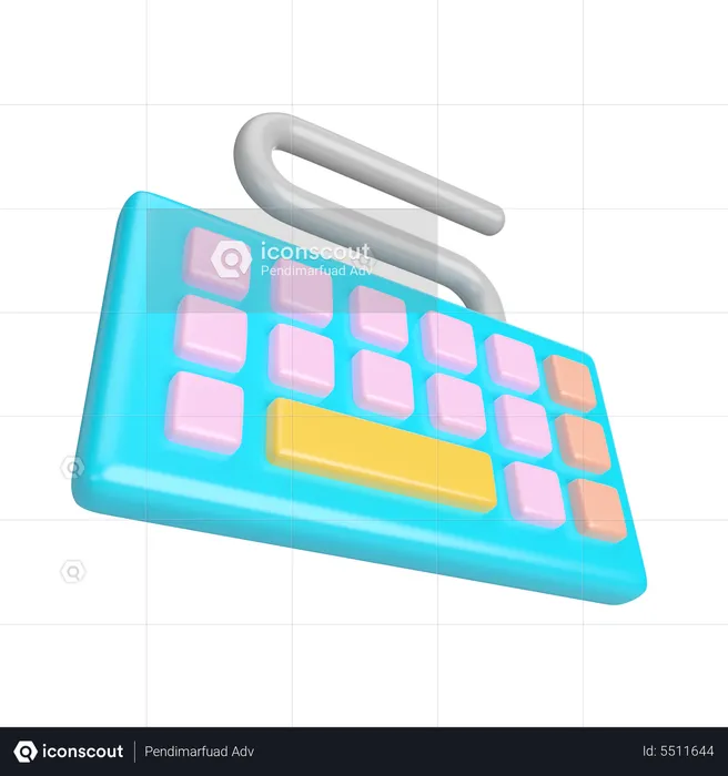 Tastatur  3D Icon