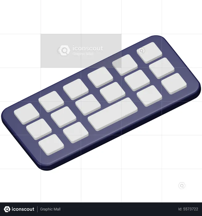 Tastatur  3D Icon