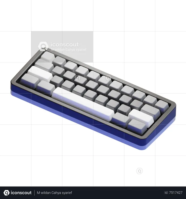 Tastatur  3D Icon