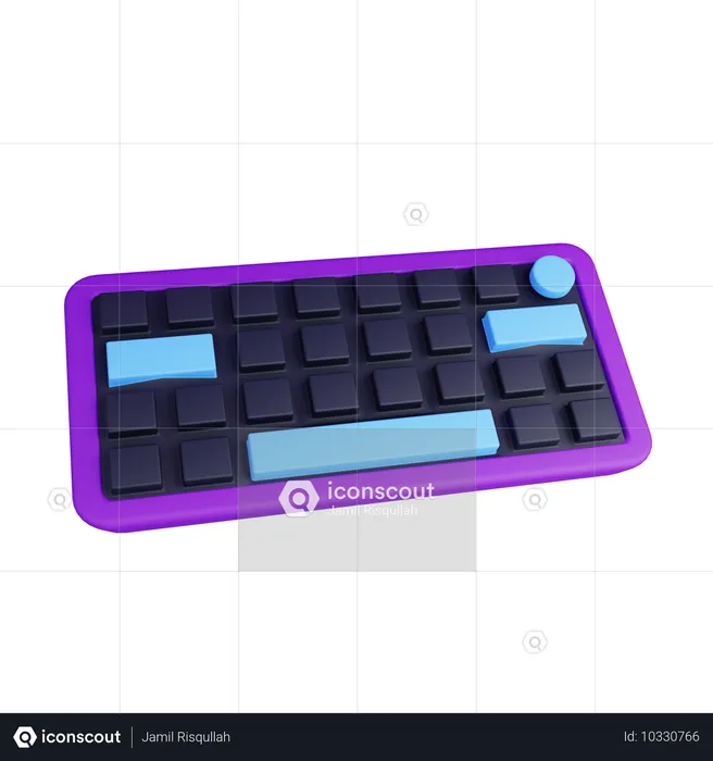 Tastaturknopf  3D Icon