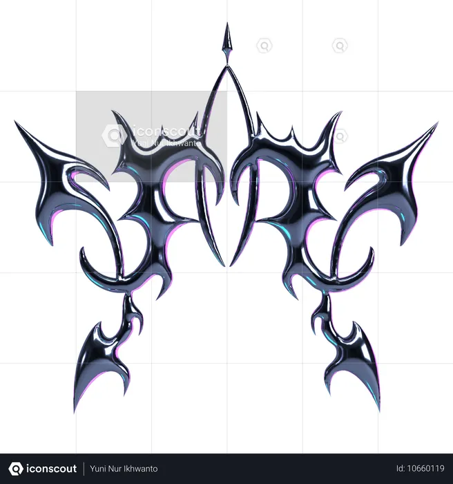 Tatouage tribal  3D Icon