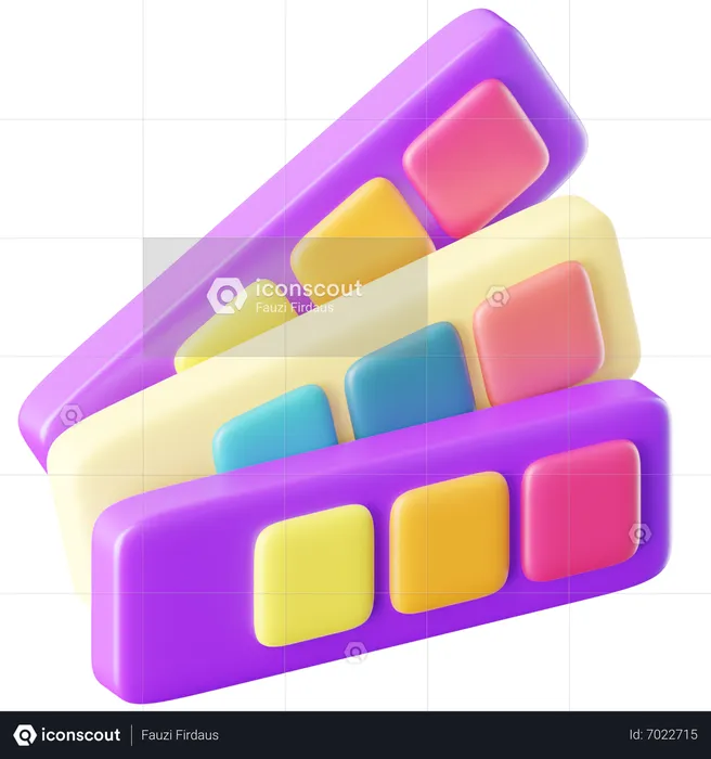 Palette dei colori  3D Icon