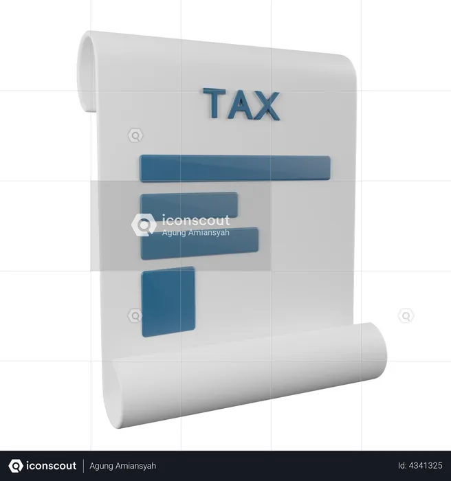 Tax  3D Illustration