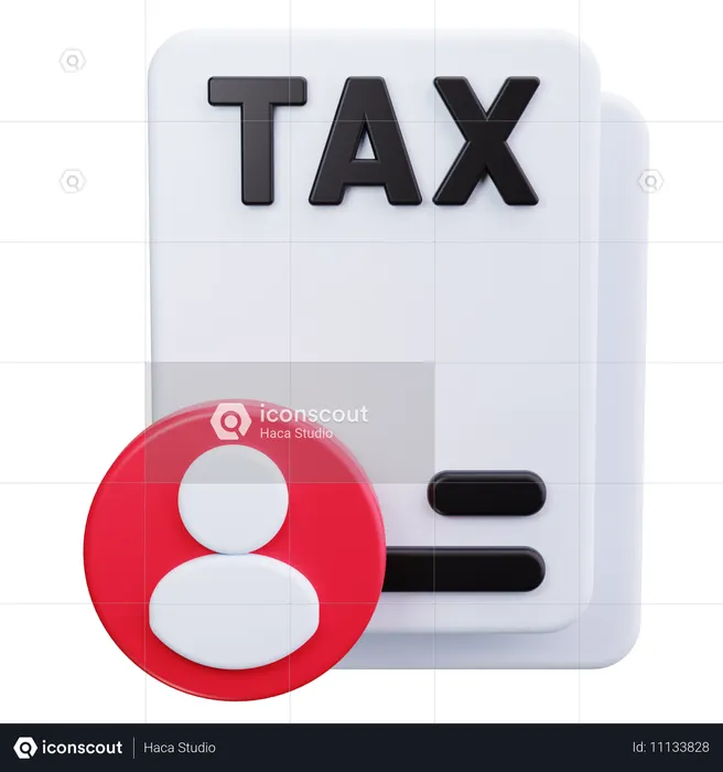Tax Advisor  3D Icon