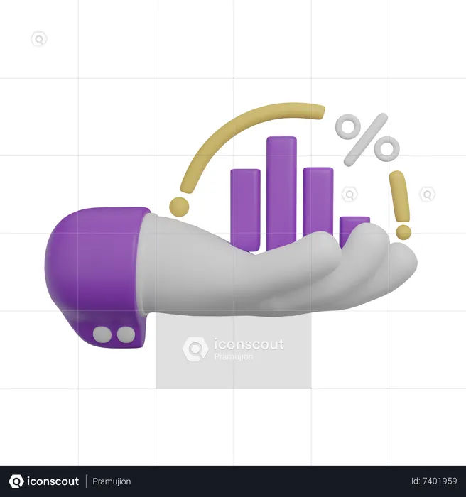 Tax Analysis  3D Icon