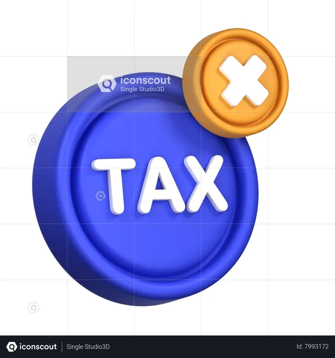 Tax Avoidance  3D Icon