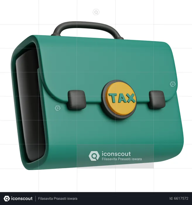 Tax Bag  3D Icon