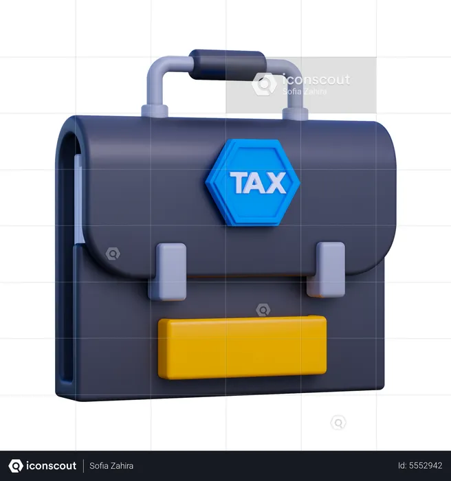 Tax Bag  3D Icon