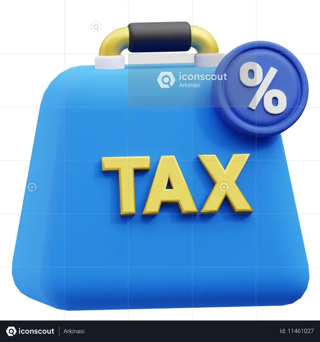 Tax Burden  3D Icon