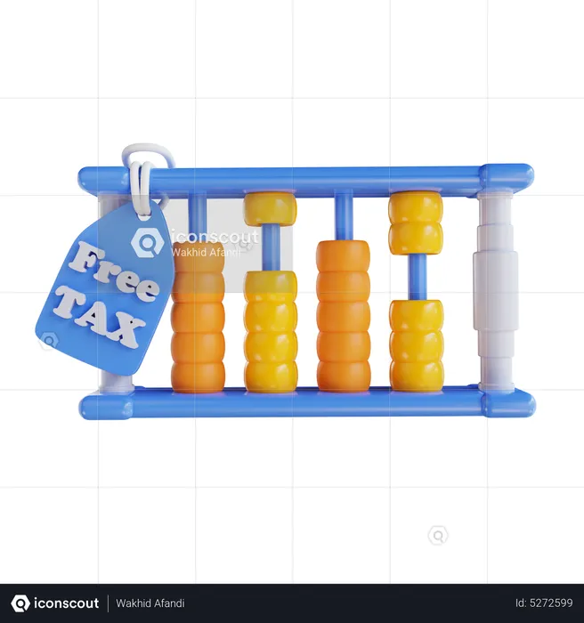 Tax Calculation  3D Icon