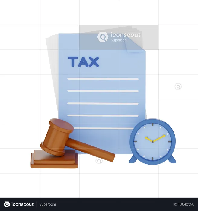 Tax Evasion  3D Icon