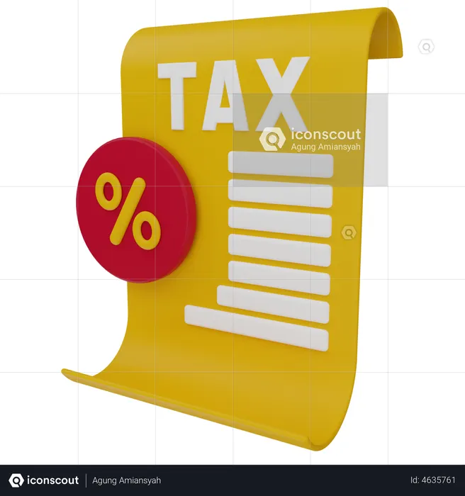 Tax Free  3D Illustration