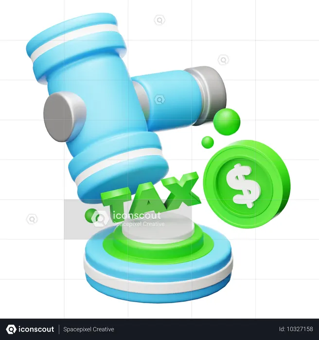 Tax Law  3D Icon