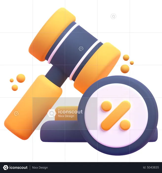 Tax Law  3D Icon