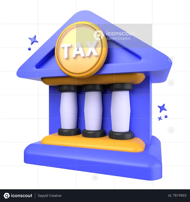 Tax Office  3D Icon